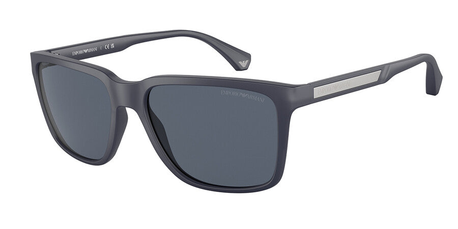Emporio Armani Sunglasses In Matte Blue