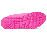 Skechers Girls Uno Lite Metallic Love Sneaker In Pink