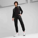 Puma Mens Ferrari Race Long Sleeves Polo T-Shirt In Black