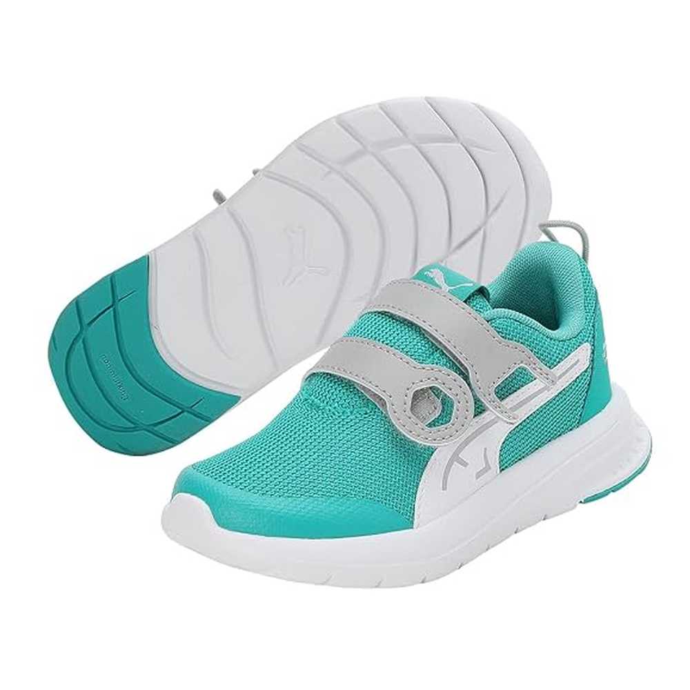 Puma Unisex Kids MAPF1 Evolve PTC V PS Sneakers In Spectra Green/Merteam Silver