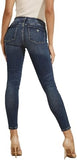 Guess Womens Cumberland Sexy Curve Jeans In Dark Wash