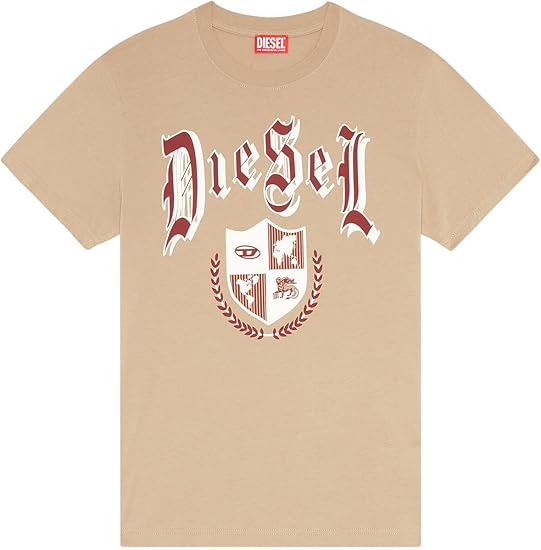 Diesel Mens A110440Grai T Diegor K62 Brown T-Shirt