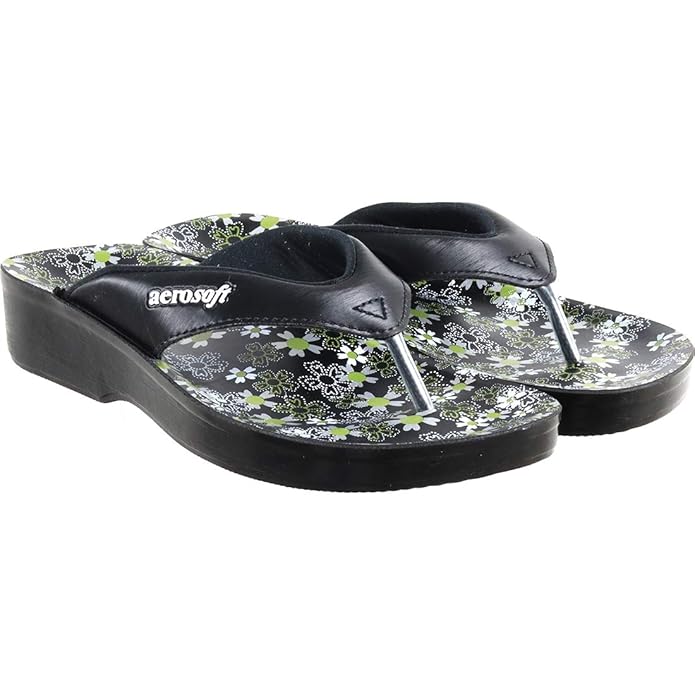 Aerosoft Womens Slides Black