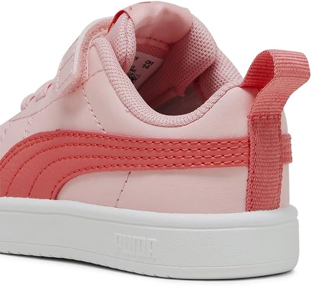 Puma Kids Rickie Ac+ Ps Shoes In Peach And White