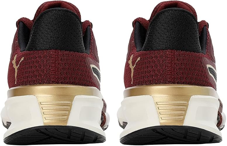 Puma Womens Pwrframe Tr Deco Glam Sneakers In Aubergine/Gold