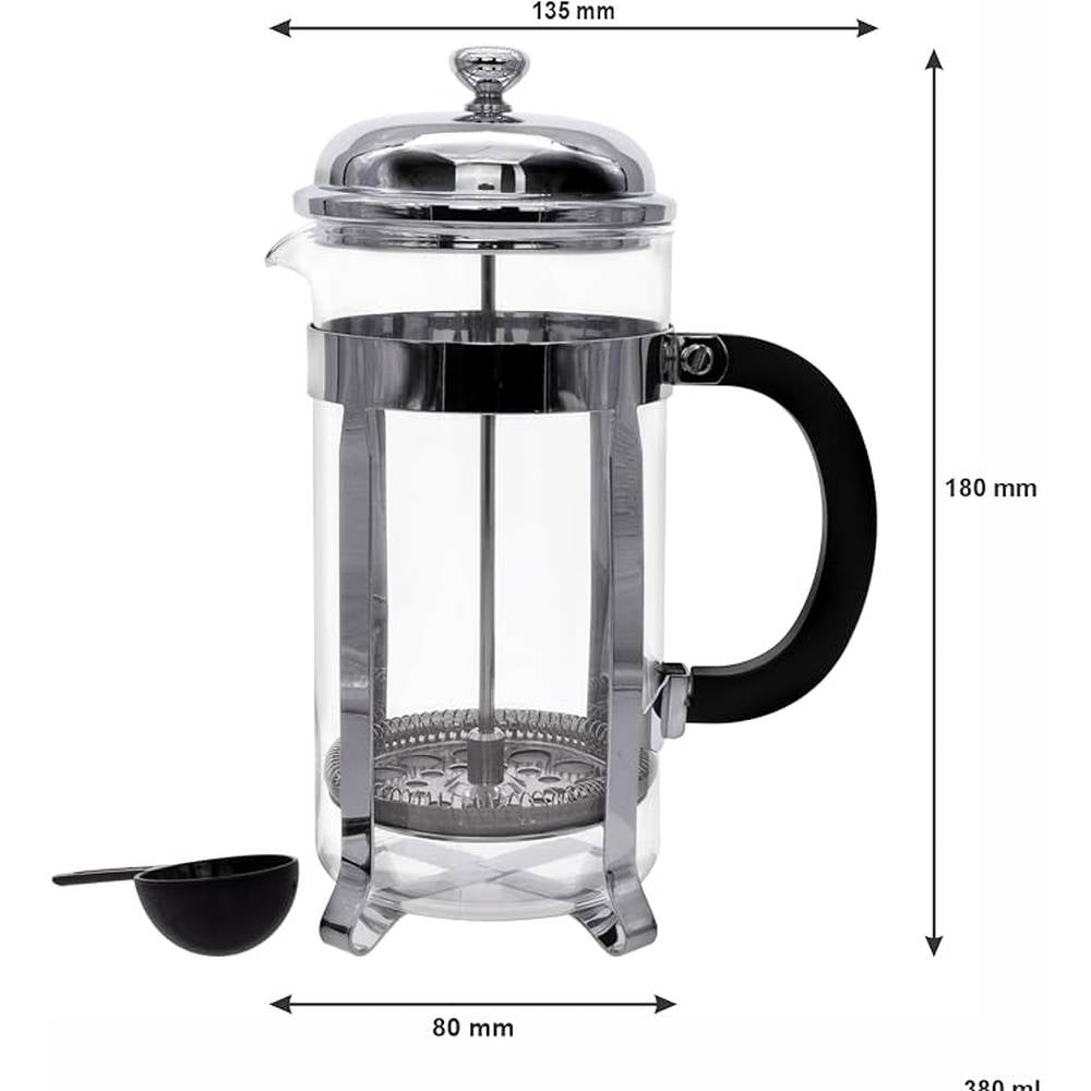 Regent Coffee 3 Cups Plunger With Chrome Frame