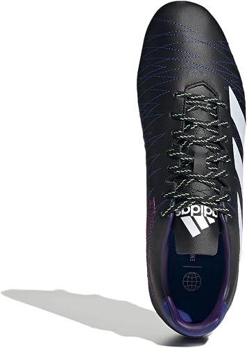 Adidas Unisex Kakari SG Rugby Boots In Core Black/Core Black/Footwear White