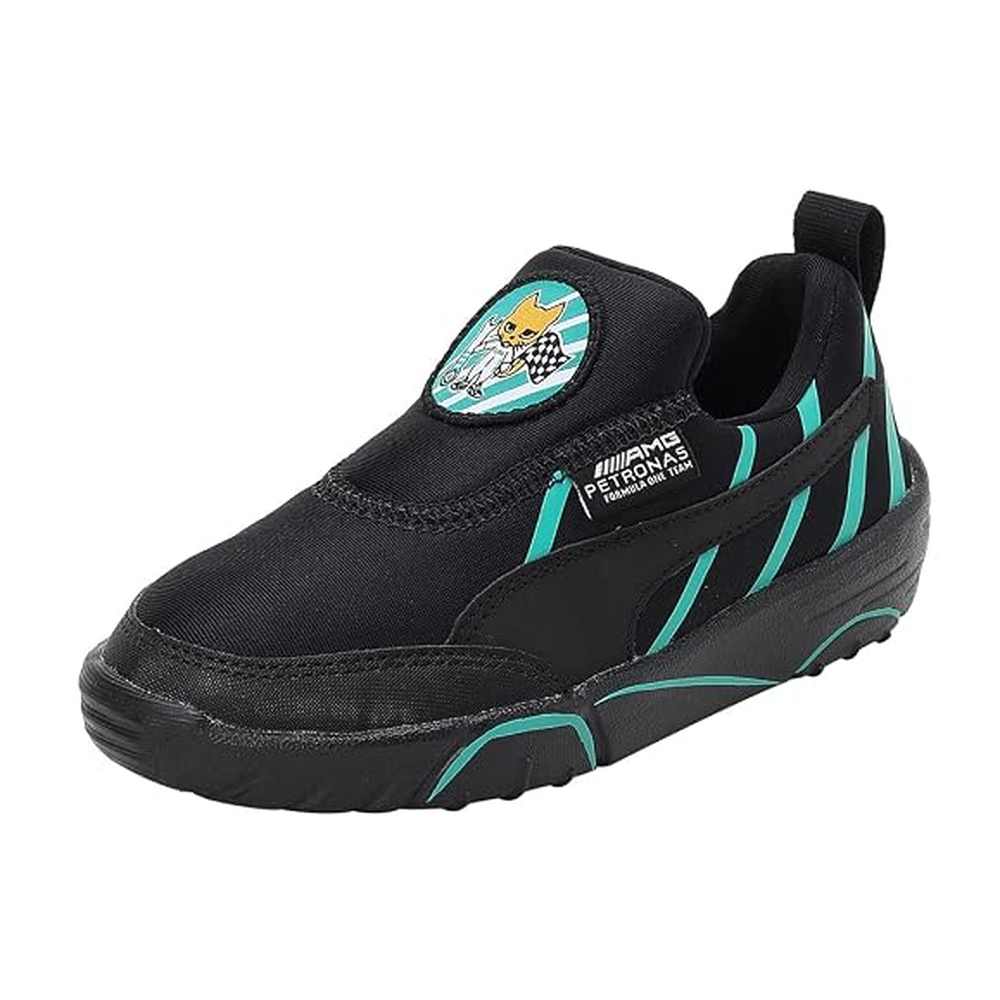 Puma Kids Mapf1 Bao Kart Shoes In Black & Green