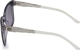 Hugo Boss Black Frame Sunglasses For Women In Crystal