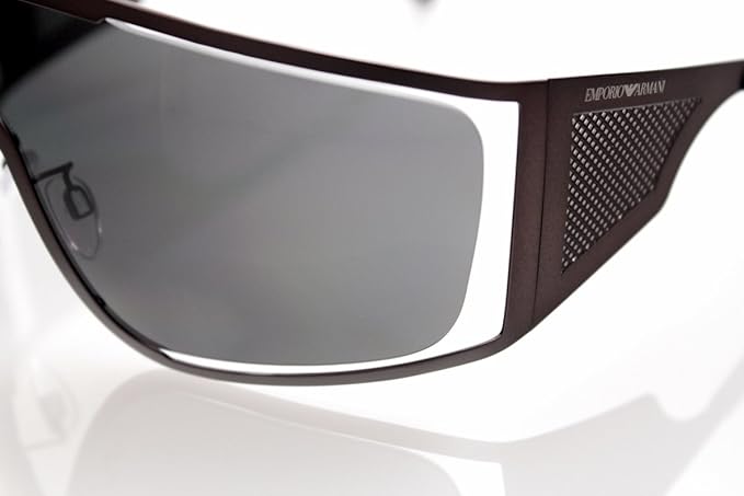 Emporio Armani Mens Metalic Robot Sunglasses In Dark Gun Metal