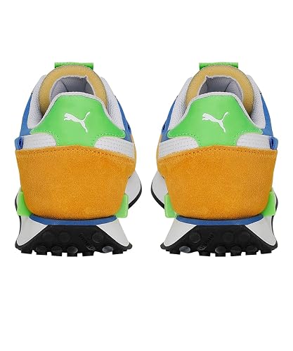 Puma Mens Future Rider Play On Sneakers In Quarry/Tangerine