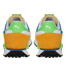 Puma Mens Future Rider Play On Sneakers In Quarry/Tangerine