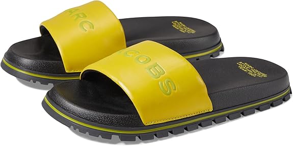 Marc Jacobs Womens The Slide Slides in Citrus
