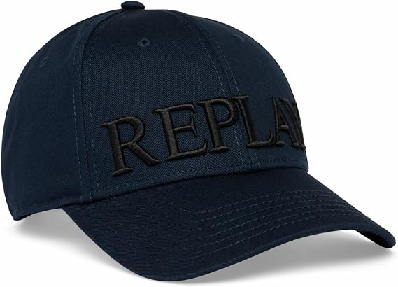 Replay Unisex Cap In Dark Night Blue