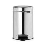 Brabantia NewIcon Pedal Bin In Silver