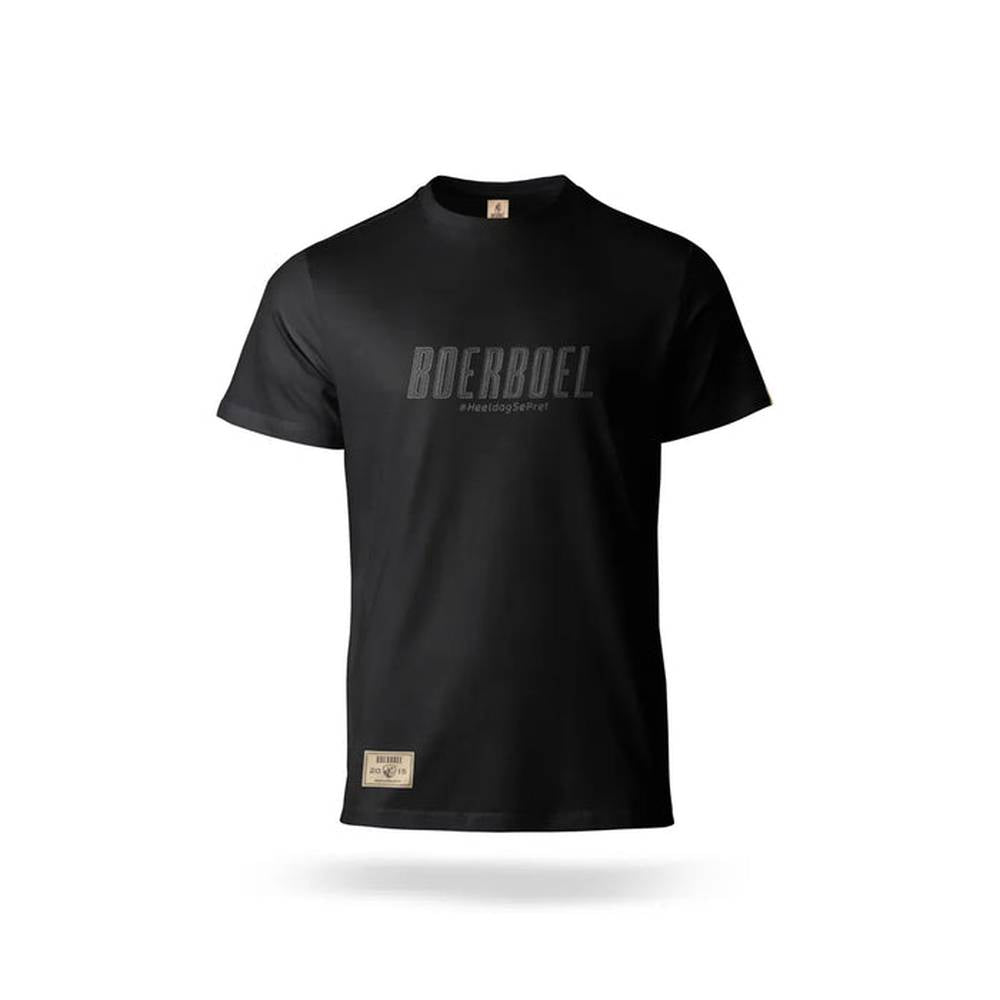 Boerboel Mens T-Shirt Rubber Print In Black