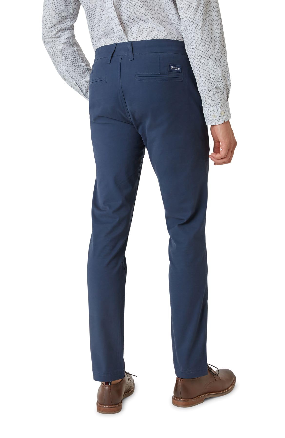 Ben Sherman Navy Stretch Slim Chino Pants
