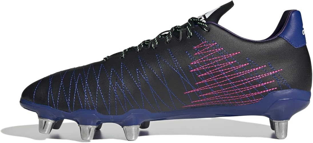 Adidas Unisex Kakari SG Rugby Boots In Core Black/Core Black/Footwear White