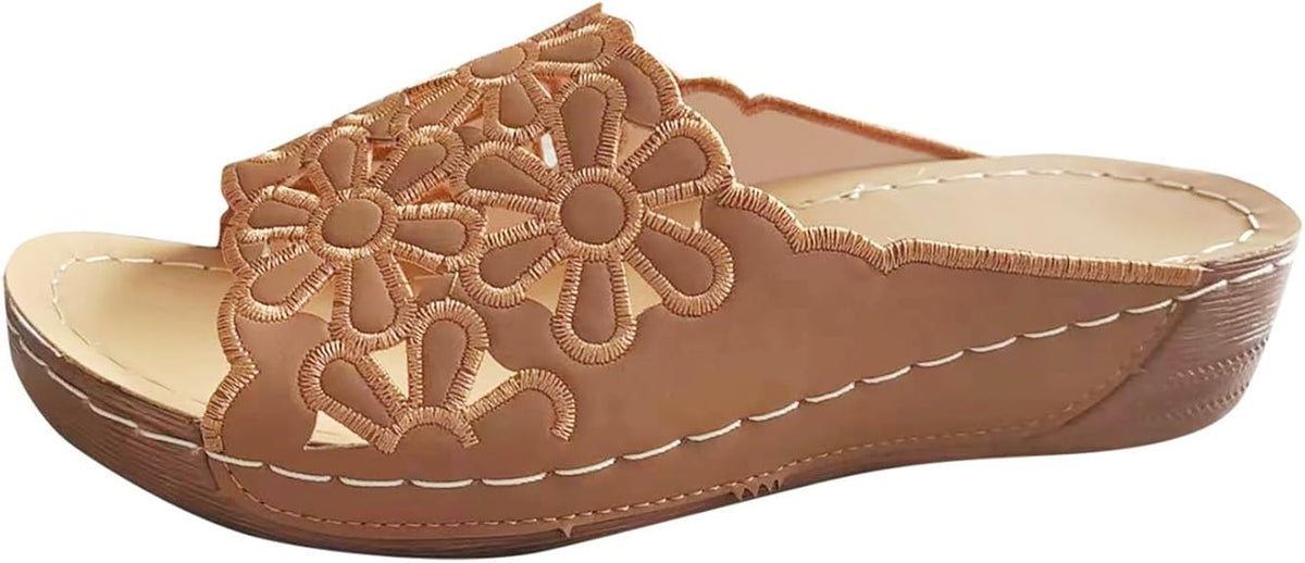 Footflex Womens Sandals In Taupe