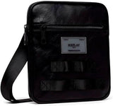 Replay Mens Fm3696 Shoulder Bag In Black