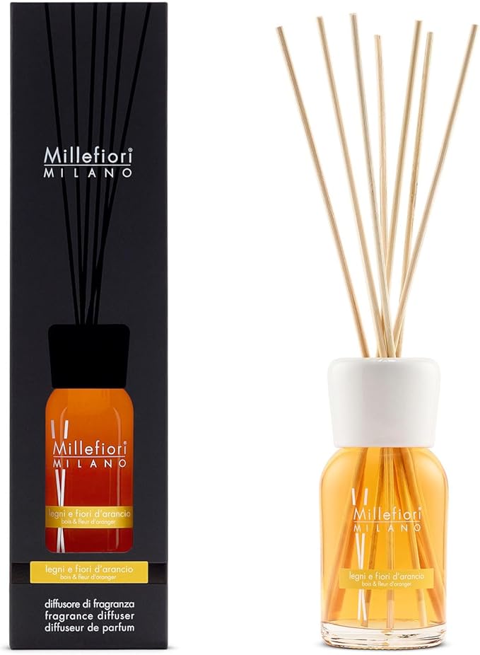 Millefiori Natural Diffuser In Legni e Fiori d'arancio