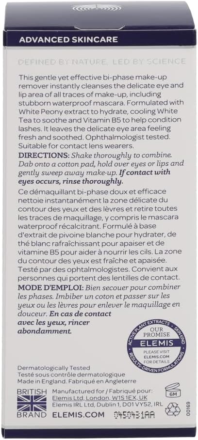 Elemis White Flowers Eye & Lip Make-up Remover