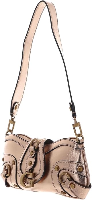 Guess Mb899718 Ahb Gloss Vintage Tp Zp Shoulder Bag Rose Gold