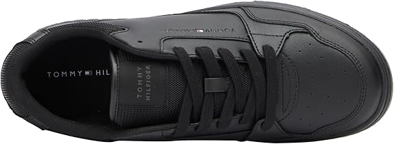 Tommy Hilfiger Fm050403 Mens Basket Core Sneakers Black