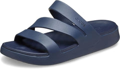 Crocs Womens Getaway Strappy Sandals In Navy