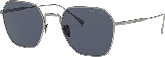Giorgio Armani Sunglasses In Matte Silver