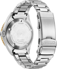 Citizen Mens Promaster Auto Watch In Silver & Gold