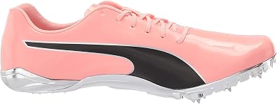 Puma Mens Evospeed Electric 10 Running Shoes In Peach/Black/Silver