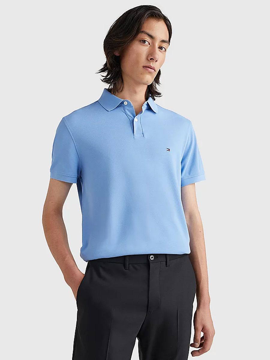 Tommy Hilfiger M1777026 Msw 1985 Regular Polo Light Blue