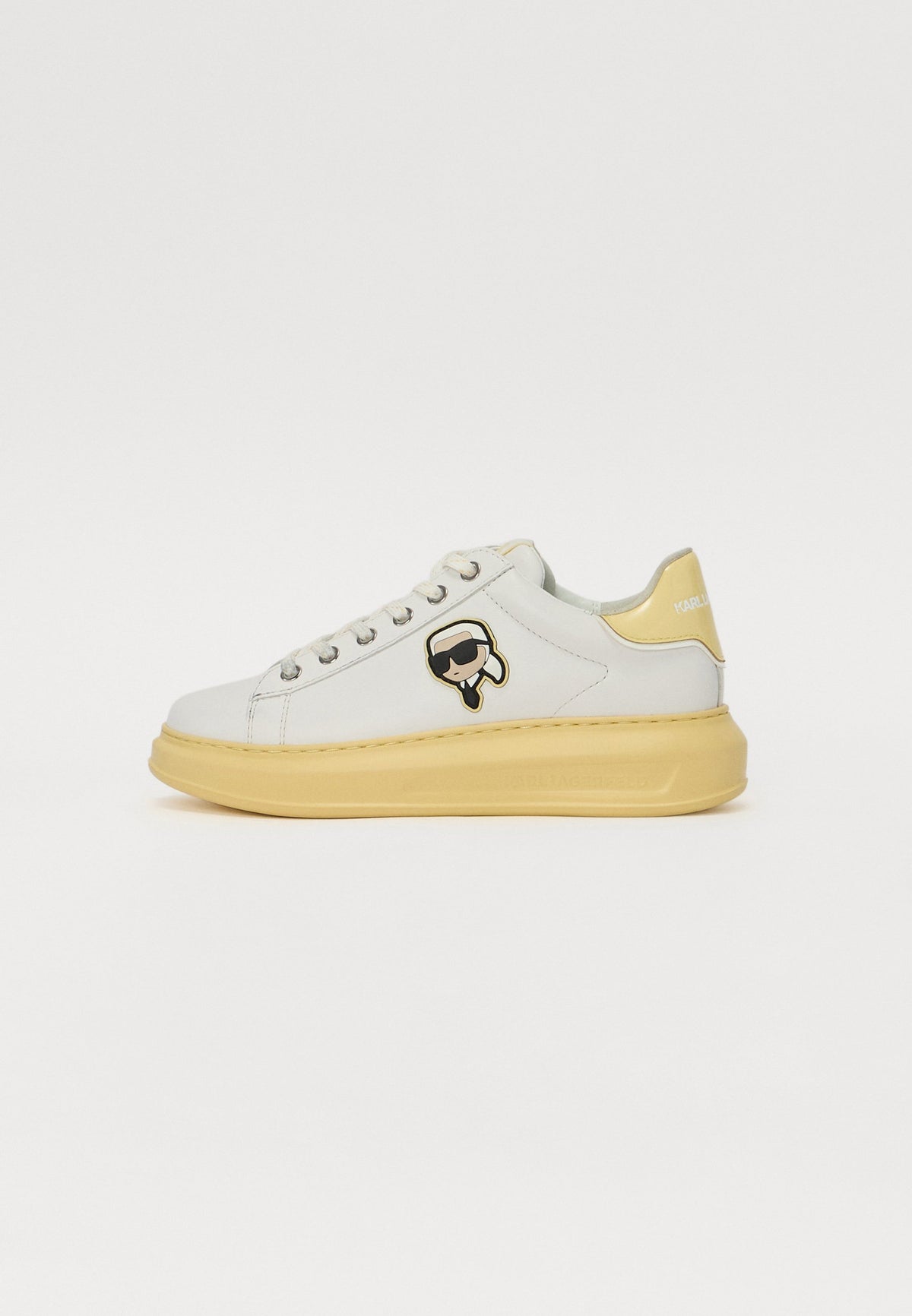 Karl Lagerfeld Kapri Sneakers White Yellow
