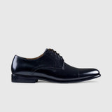 Florsheim Mens Ash II Centurion Semi Derby Shoes In Black