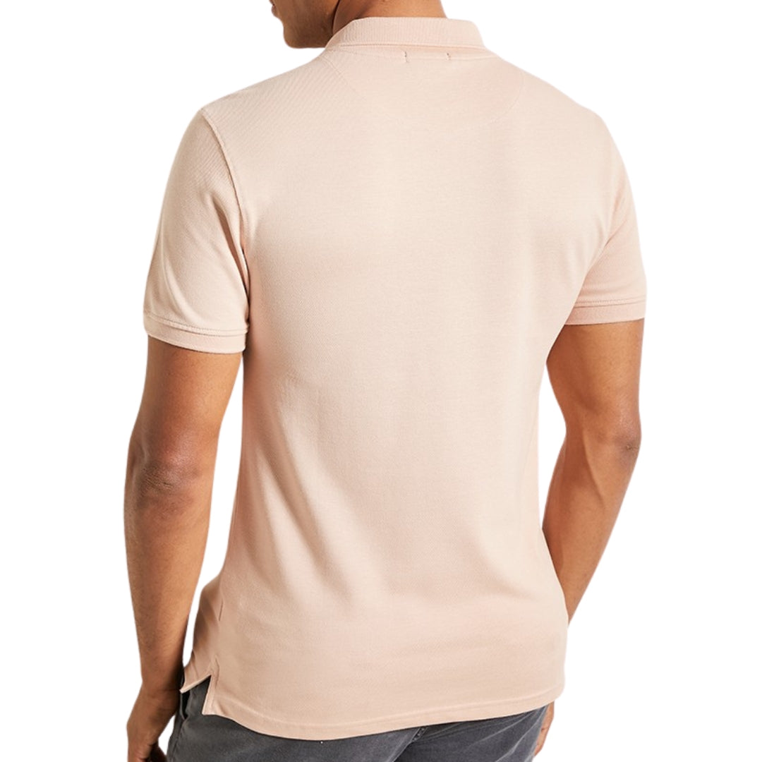 Polo Mens Essential Pique Ss Golfer Light Pink