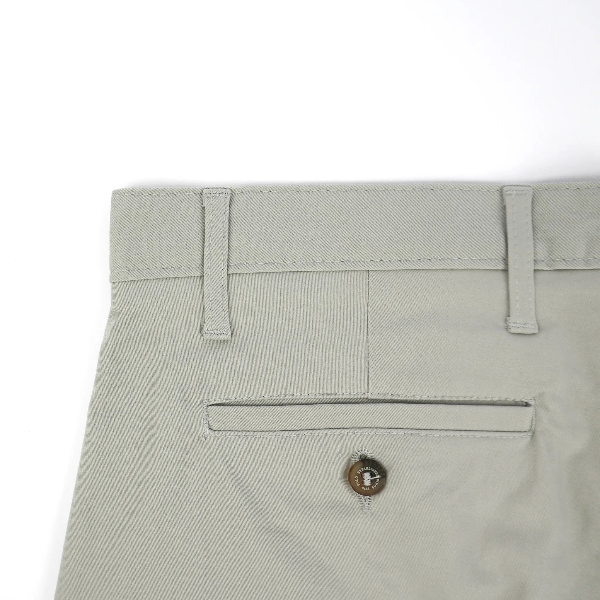 Polo Mens Essential Relaxed Fit  Chinos In Grey