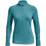 Under Armour Womens Qualifier Run 2.0 ½ Zip T-Shirt In Blue
