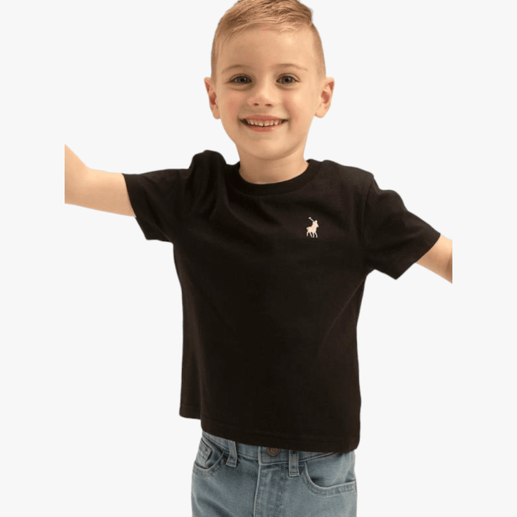 Polo  Boys Rick Ss Tee  Black