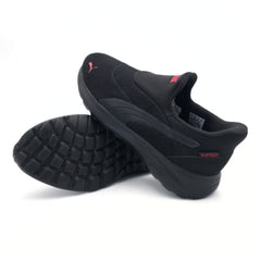 Puma Mens Softride Cosmic Sliptech Shoes In Black and Red