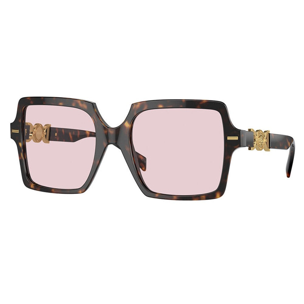Versace Square Womens Sunglasses In Tortoise