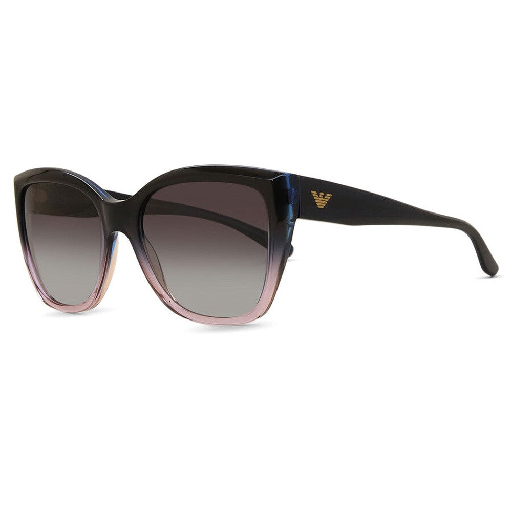 Emporio Armani Cat Eye Womens Sunglasses In Blue Pink