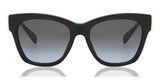 Michael Kors Womens Empire Square Sunglasses In Black
