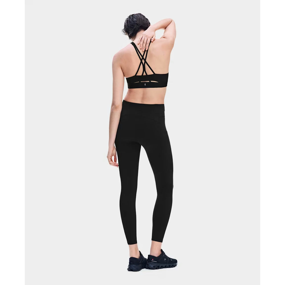 On Womens Studio Tights 7/8 In Black