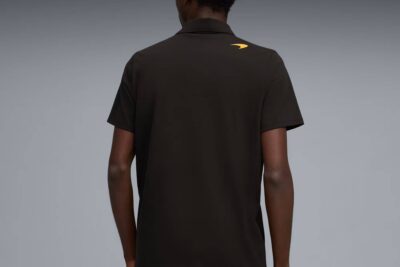 Puma Mens Mclaren Logo Polo Shirt In Black