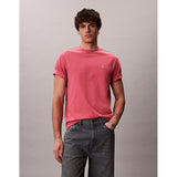 Calvin Klein Mens Easy Monogram T-Shirt In Pink