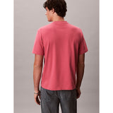 Calvin Klein Mens Easy Monogram T-Shirt In Pink