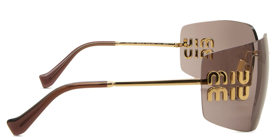 Miu Miu Mu 54Ys 5Ak06I 80 Gold Sunglasses