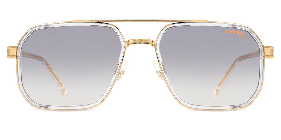 Carrera Aviators Sunglasses In Clear & Gold