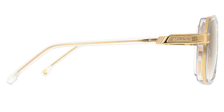 Carrera Aviators Sunglasses In Clear & Gold